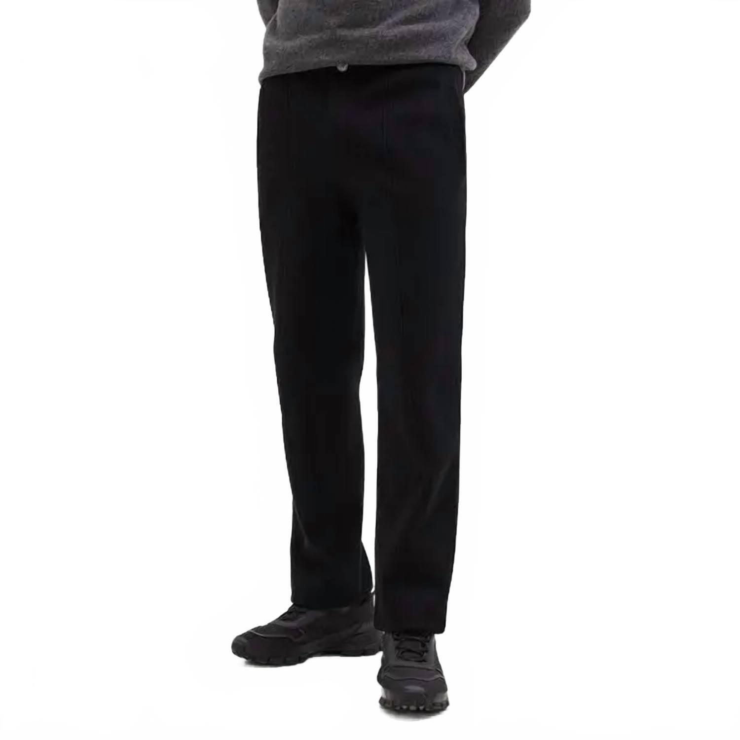 New Theory Relaxed Pants In Light Bilen Black